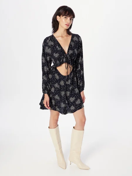 Nasty Gal Ruha tengerészkék fehér