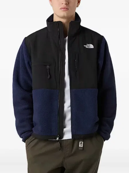 Geacă The North Face din fleece albastru
