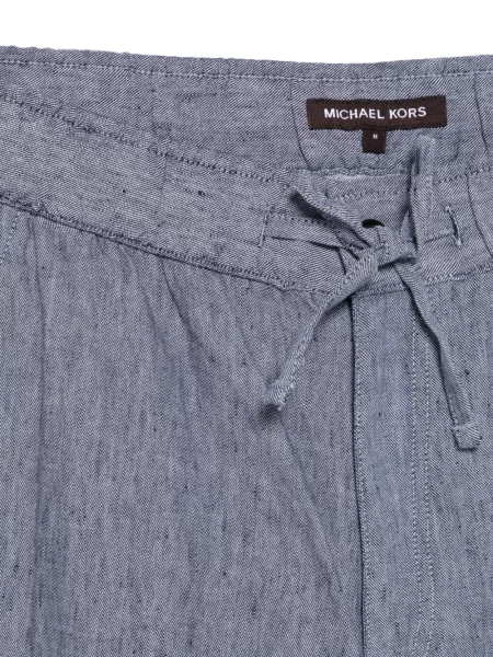 Kalhoty Michael Kors se stahovací šňůrkou modré