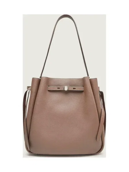 TORY BURCH De piele geantă shopper Romy maro