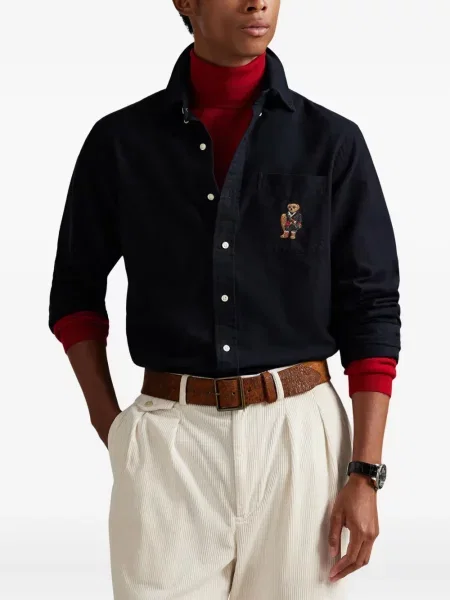Șosete Polo Ralph Lauren cu 5 buzunare cu broderie tricotate albastru