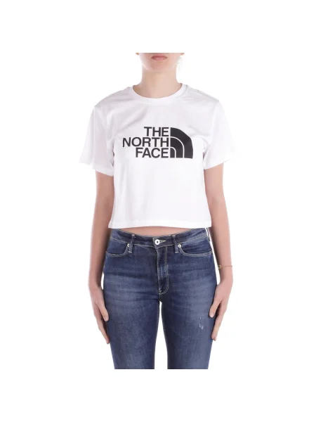 Dámske tričko The North Face Easy Relaxed Cropped white biela