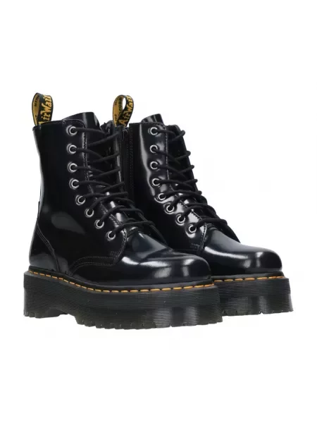 Botki Dr. Martens skórzane retro czarne