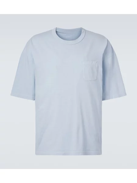 Tricou Visvim din jerseu albastru