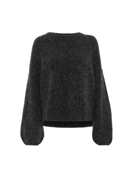 Sweter Gestuz wełniany szary