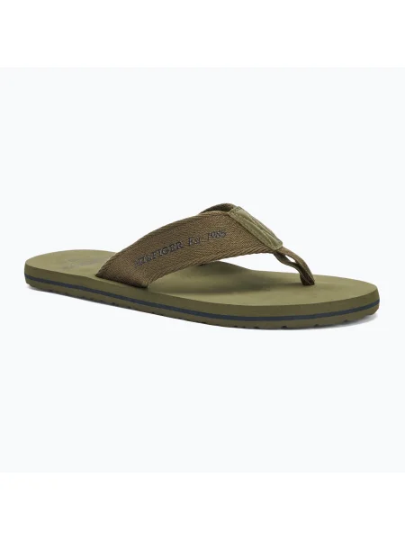 Мъжки джапанки Tommy Hilfiger 85 Beach Sandal army green зелено