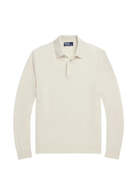 Tricou polo Polo Ralph Lauren cu glugă cu blană cu broderie roșu