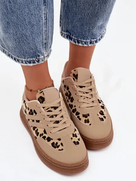 Superge Boto s platformo bež