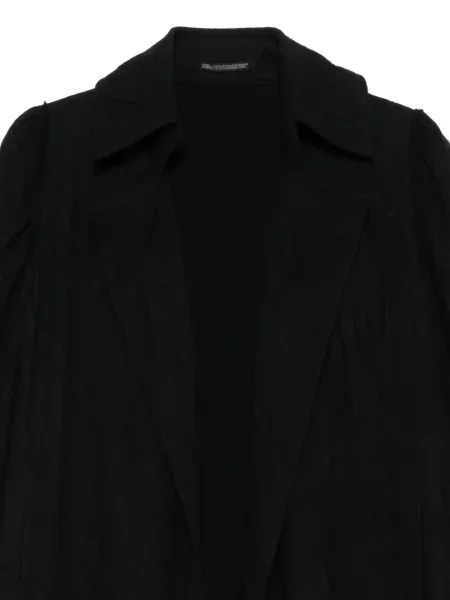 Palton Yohji Yamamoto de lână negru