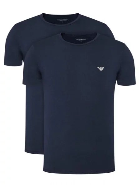 Emporio Armani Underwear Set 2 majice Tamnoplava plava
