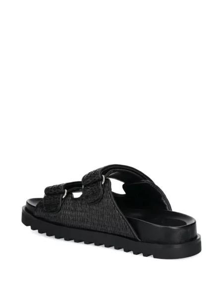 Sandály Guess bez podpatku na ramínka černé