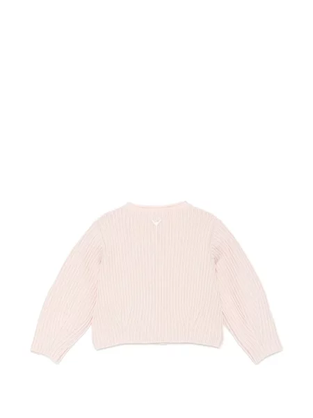 Kardigan dziecięcy Emporio Armani różowy