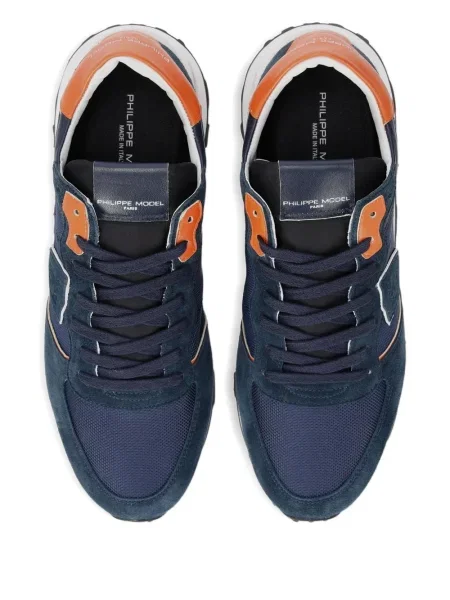 Sneakerși Philippe Model Paris cu șireturi din dantelă negru