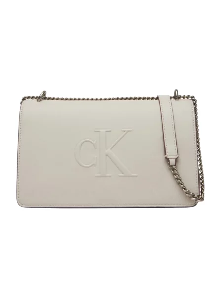 Calvin Klein Jeans torebka beżowy biała