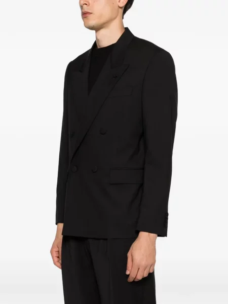 Sako s dvostrukim kopčanjem Lardini na dvostruko kopčanje crna