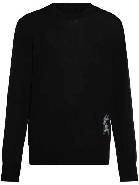 Pulover Burberry tricotate negru