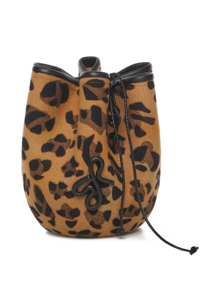 Pălărie Ruslan Baginskiy cu imagine cu model leopard maro