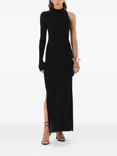 Rochie maxi Manuri de costum negru