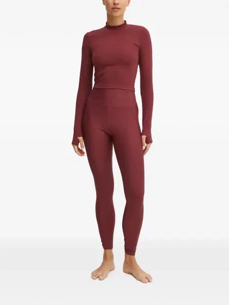 Yoga top Casall tricotate roșu