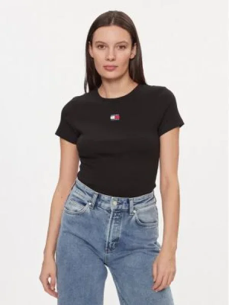 Tommy Jeans Póló fekete