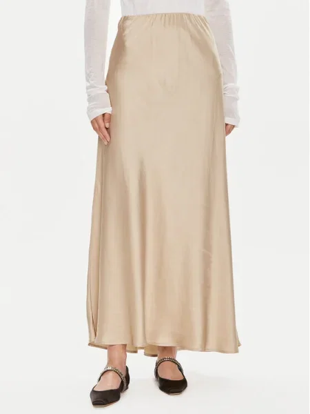 ViCOLO Fustă maxi bej