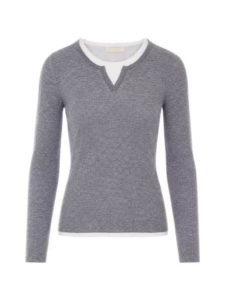Tricou Eleh cu paiete gri