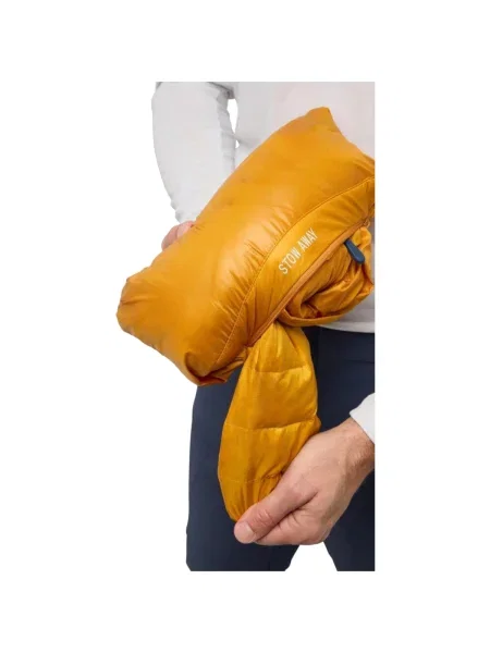 Geacă cu puf Jack Wolfskin portocaliu