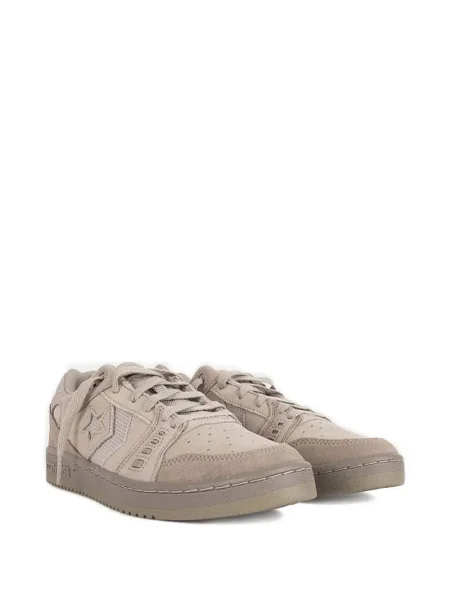 Sneakerși Converse One Star din piele de căprioară alb
