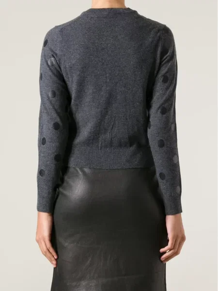 Cardigan Golden Goose cu buline gri