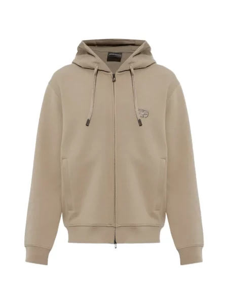 Hanorac cu glugă Emporio Armani cu broderie