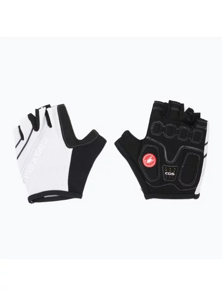 Рукавички велосипедні Castelli Dolcissima 2 ivory/dark gray/silver gray срібні