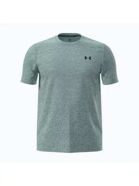 Tricou de antrenament pentru bărbați Under Armour Vanish Elite Seamless enamel blue/ultimate black negru