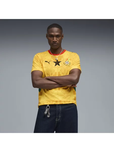 PUMA koszulka wyjazdowa Ghana Akcesoria S żółty