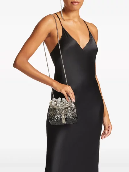 Rankinė Jimmy Choo su kristalais juoda