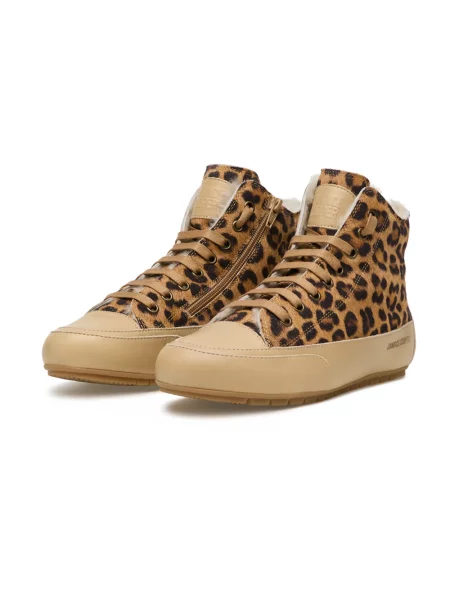 Sneakersy Candice Cooper skórzane brązowe