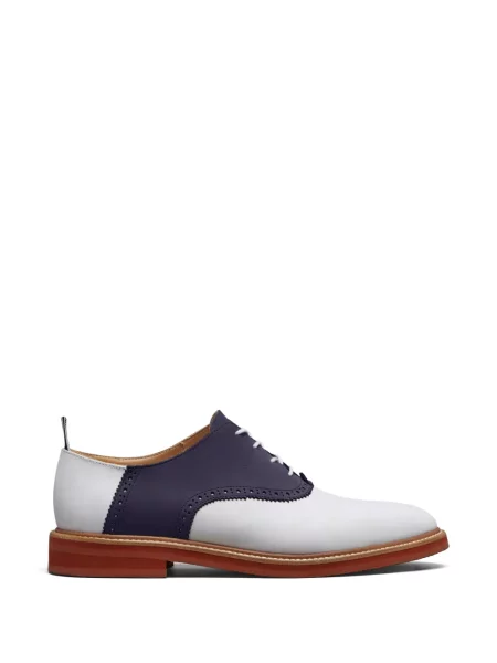 Oxford Thom Browne din țesătură twill alb