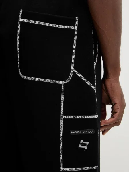 Спортивні штани Emporio Armani з аплікацією чорний