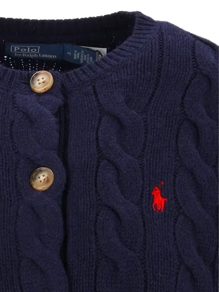 Vilnonis kardiganas Polo Ralph Lauren mėlyna