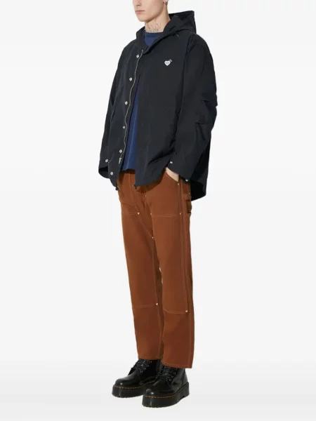 Geacă Human Made cu glugă cu imagine negru