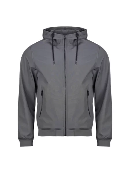Softshell prehodna jakna Jack & Jones siva