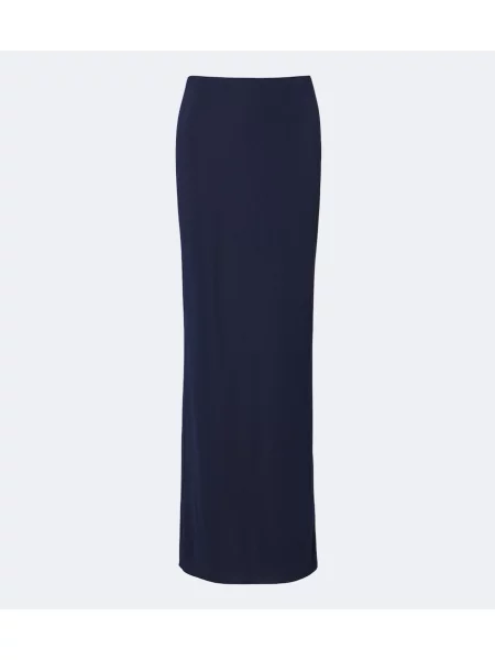 Fusta maxi The New Arrivals Ilkyaz Ozel albastru