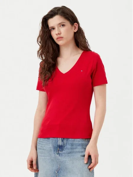 Tommy Hilfiger Tričko New Cody červená