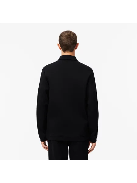 Lacoste Bluza Z Zamkiem Regular Fit czarna