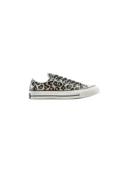 Sneakersy Converse Chuck 70 z nadrukiem w panterkę czarne