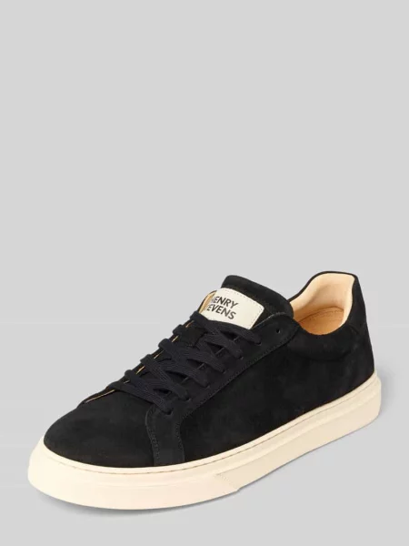 Sneakersy z naturalnej skóry model Travis' Henry Stevens czarne