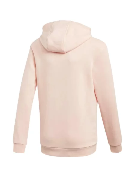 Bluza z kapturem Adidas z nadrukiem srebrna