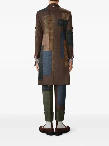 Palton Thom Browne din tweed