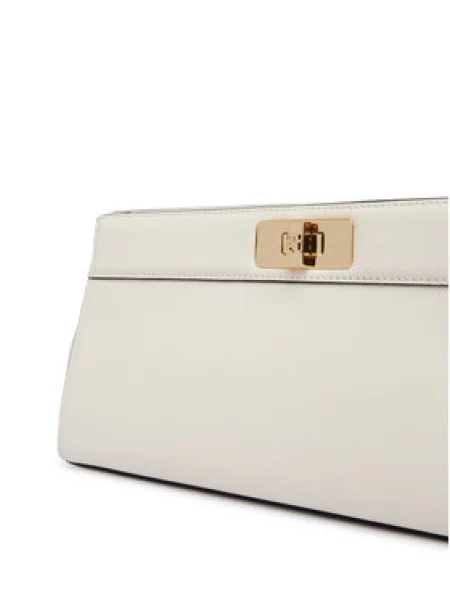 TOMMY HILFIGER Pisemska torbica kremna