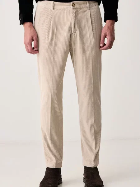 Joop! pantaloni regular pentru bărbați din catifea reiată bej