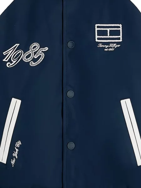 Dětska bomber bunda Tommy Hilfiger modrá